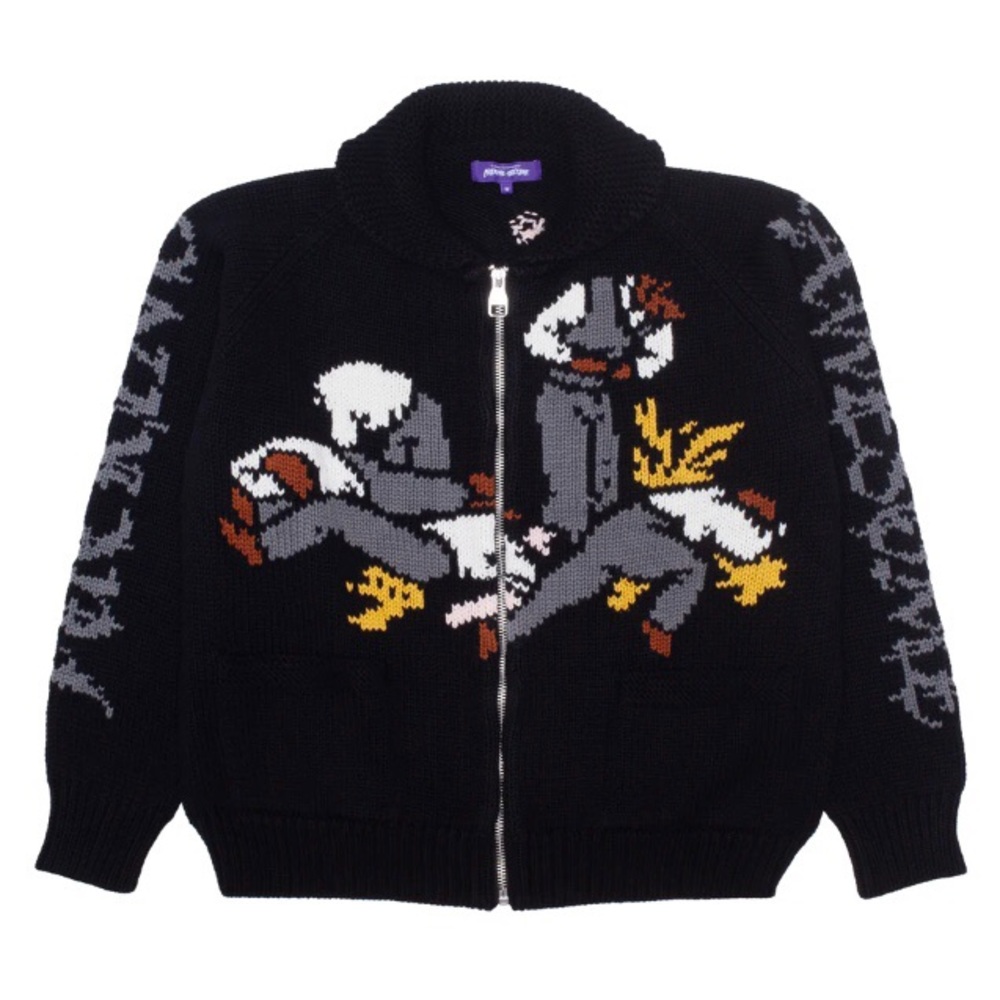 Fucking Awesome - “Us You Them” Cowichan Cardigan